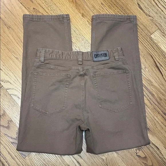 Duluth Tan Flex Firehose 32w Pants - Picture 8 of 11